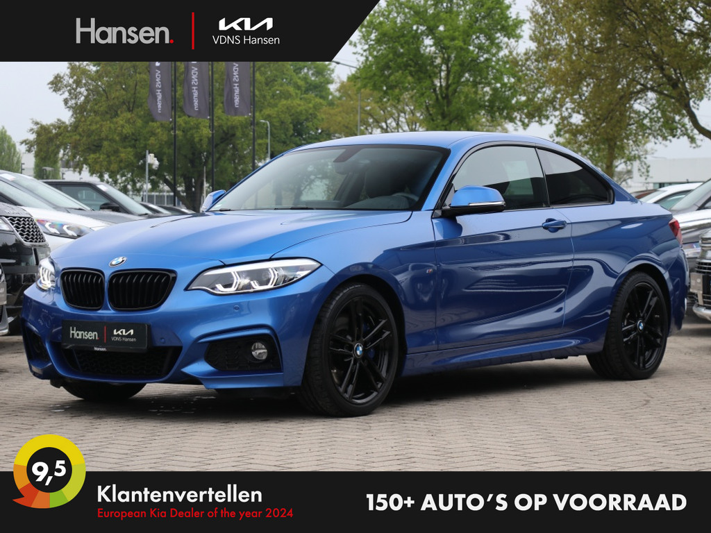 Occasion BMW 2 Serie blauw Coupé Automaat Benzine Hansen Venray 