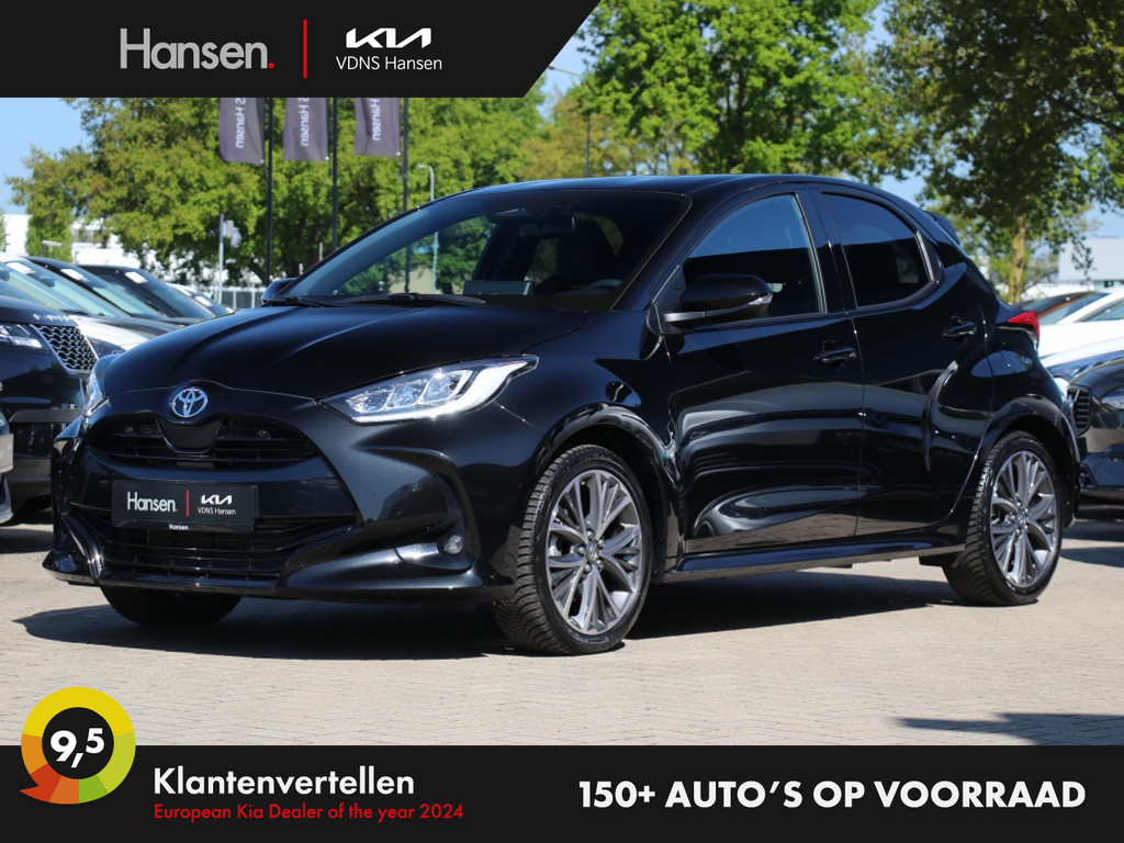 Occasion Toyota Yaris zwart Hatchback Automaat Hybride Benzine Hansen Venray 