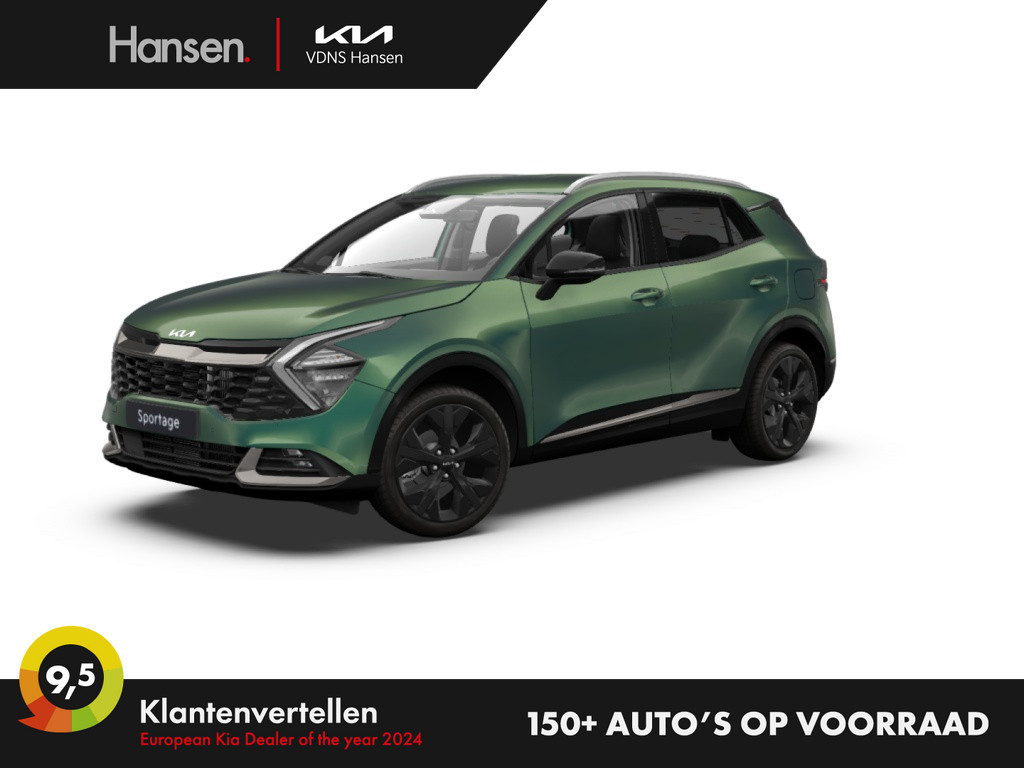 Occasion Kia Sportage groen SUV Automaat Hybride Benzine Hansen Venray 