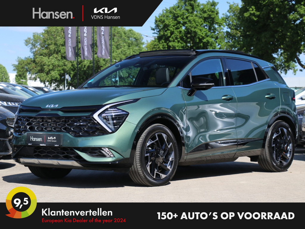 Occasion Kia Sportage groen SUV Automaat Hybride Benzine Hansen Venray 