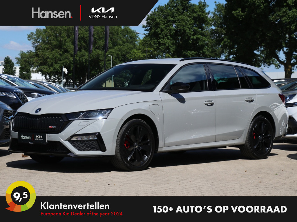 Occasion Škoda Octavia grijs Stationwagon Automaat Hybride Benzine Hansen Venray 