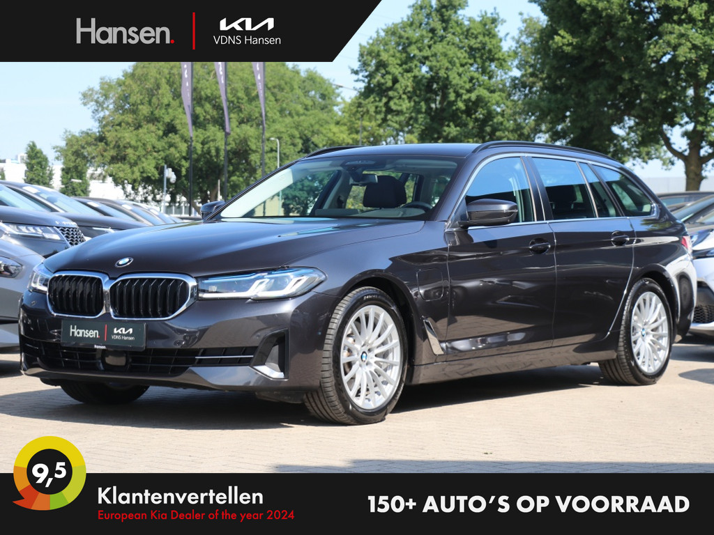 Occasion BMW 5 Serie grijs Stationwagon Automaat Hybride Benzine Hansen Venray 