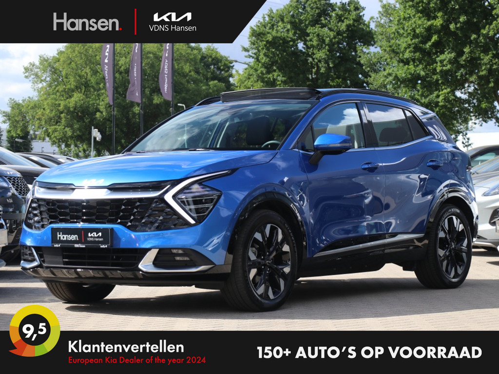 Occasion Kia Sportage blauw SUV Automaat Hybride Benzine Hansen Venray 