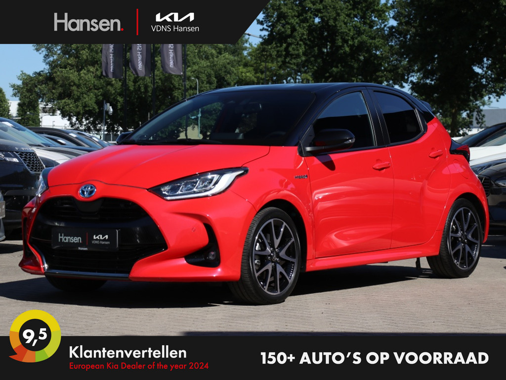 Occasion Toyota Yaris rood Hatchback Automaat Hybride Benzine Hansen Venray 