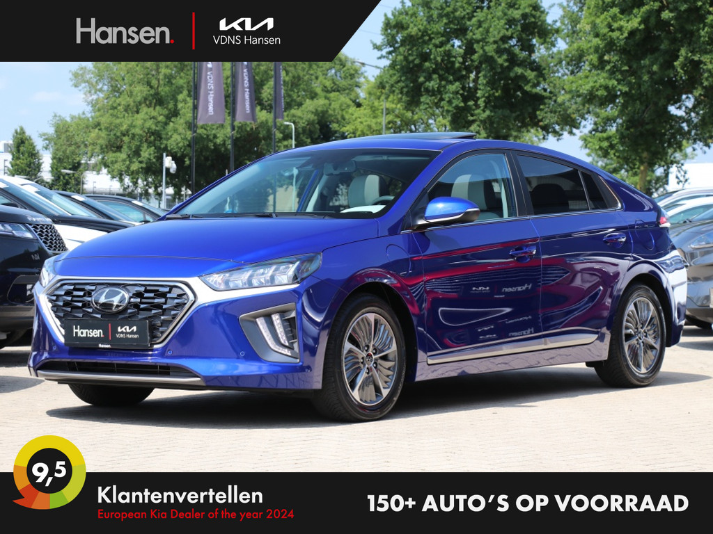 Occasion Hyundai IONIQ blauw Hatchback Automaat Hybride Benzine Hansen Venray 