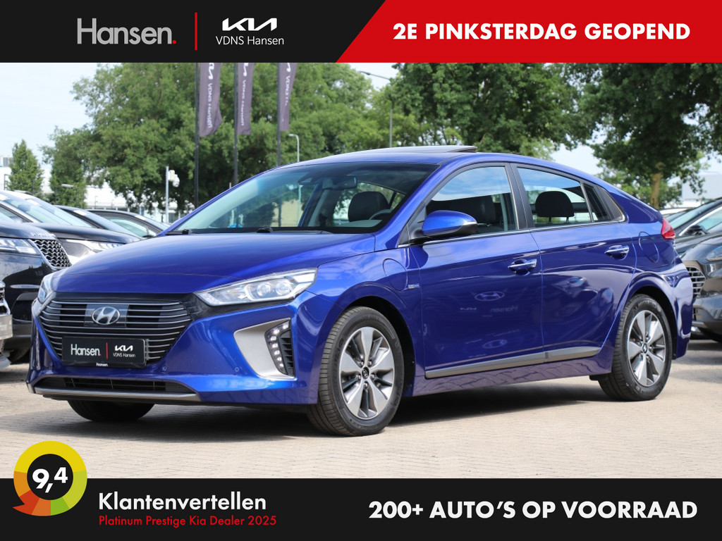 Occasion Hyundai IONIQ blauw Hatchback Automaat Hybride Benzine Hansen Venray 