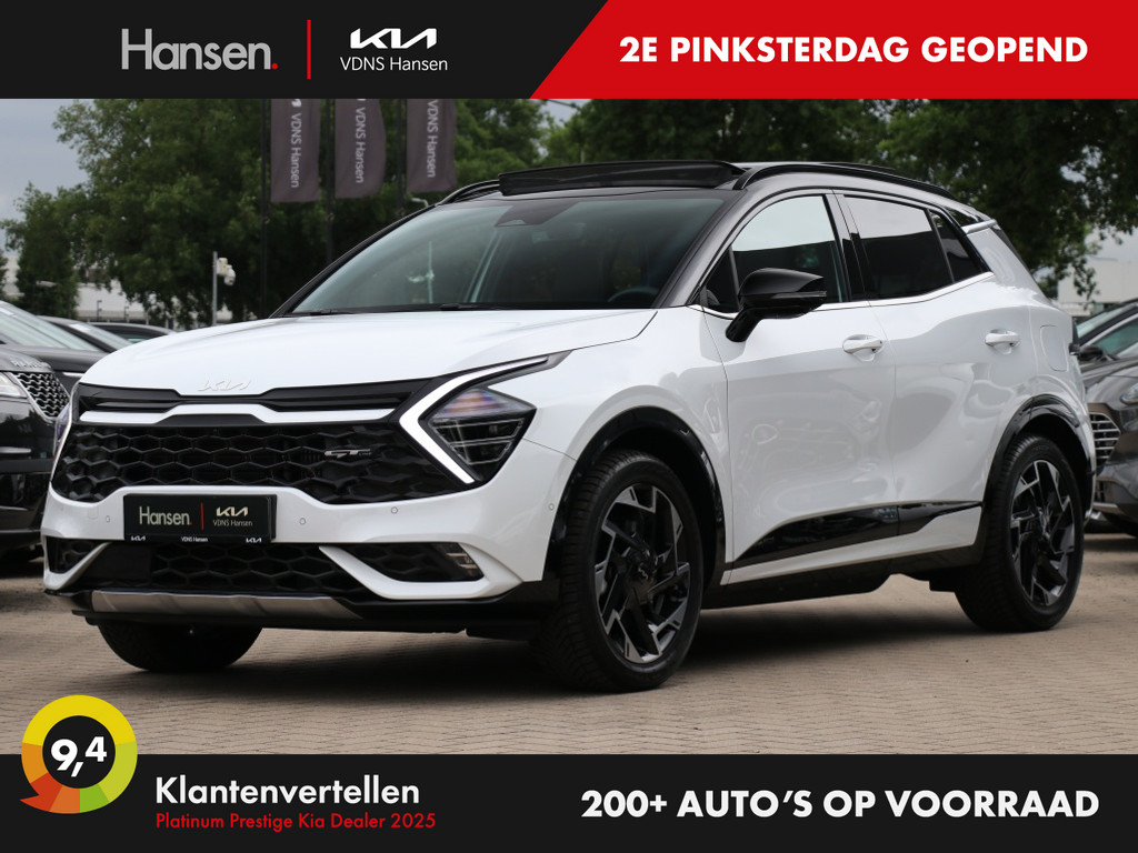 Occasion Kia Sportage wit SUV Automaat Hybride Benzine Hansen Venray 