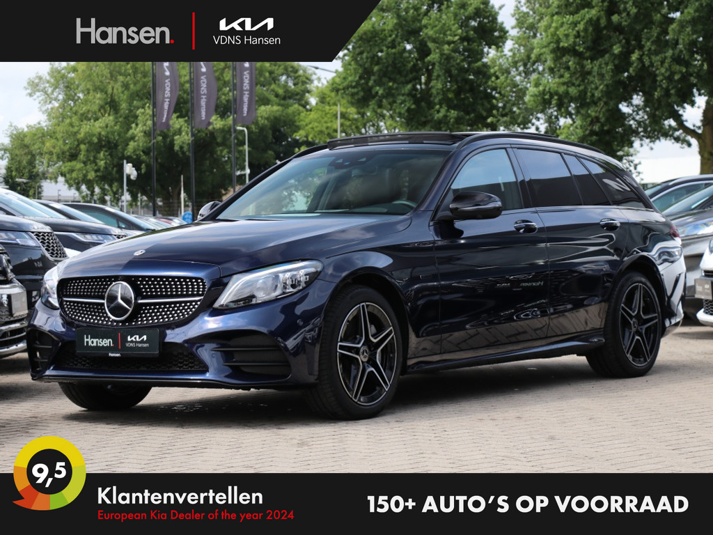 Occasion Mercedes-Benz C-Klasse blauw Stationwagon Automaat Hybride Benzine Hansen Venray 