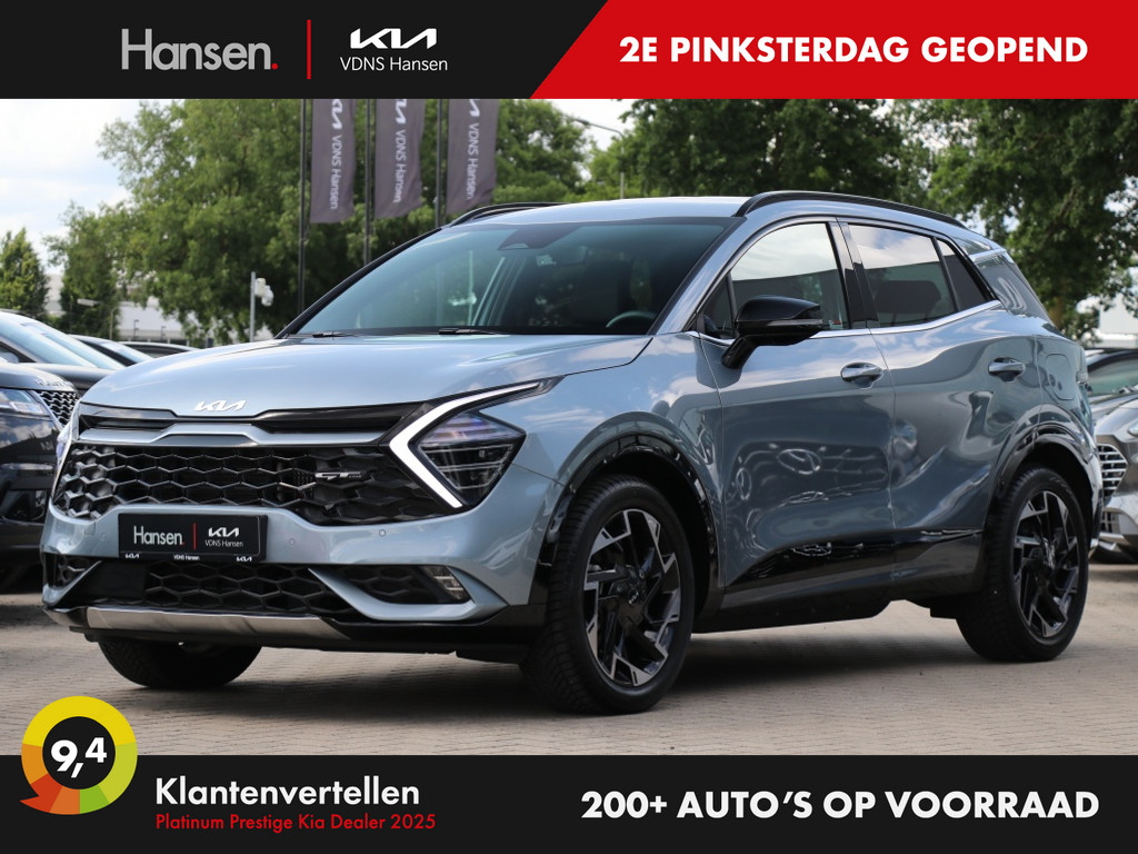 Occasion Kia Sportage grijs SUV Automaat Hybride Benzine Hansen Venray 