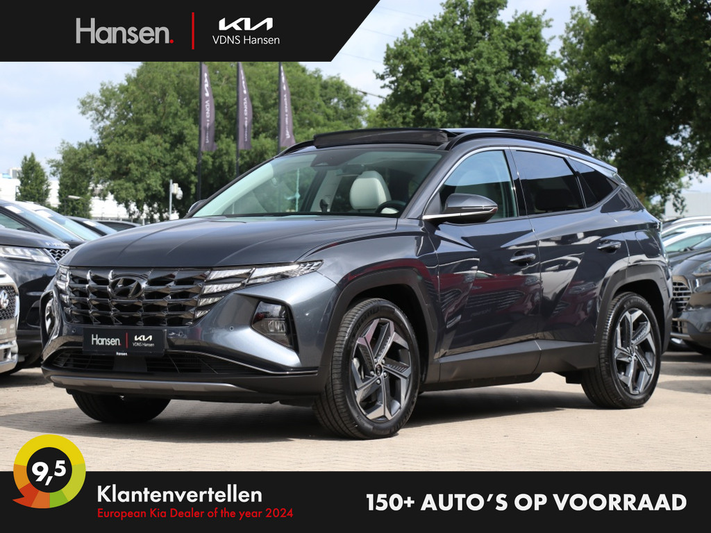 Occasion Hyundai Tucson grijs SUV Automaat Hybride Benzine Hansen Venray 