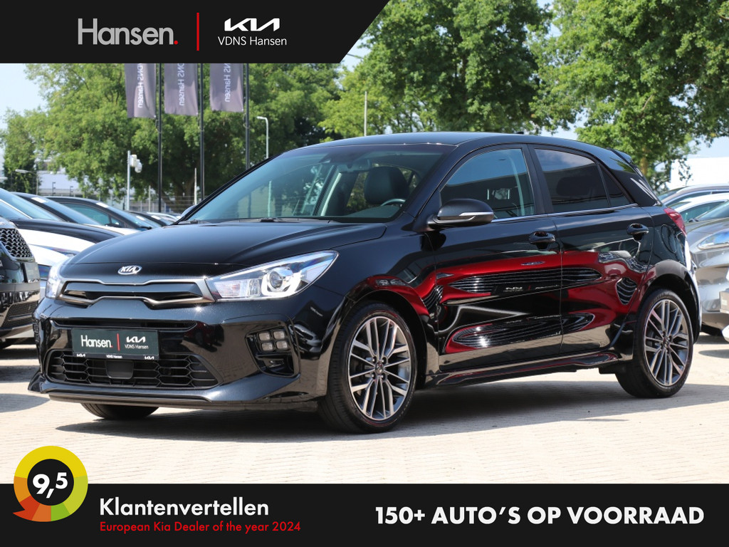 Occasion Kia Rio zwart Hatchback Automaat Benzine Hansen Venray 