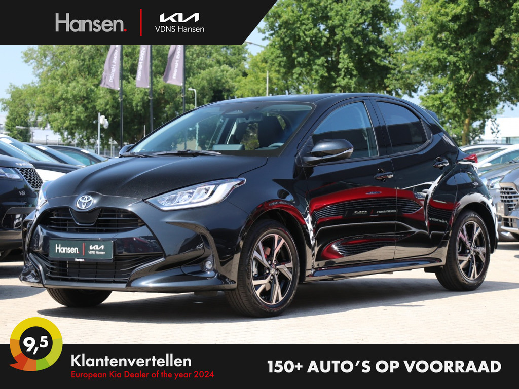 Occasion Toyota Yaris zwart Hatchback Automaat Hybride Benzine Hansen Venray 