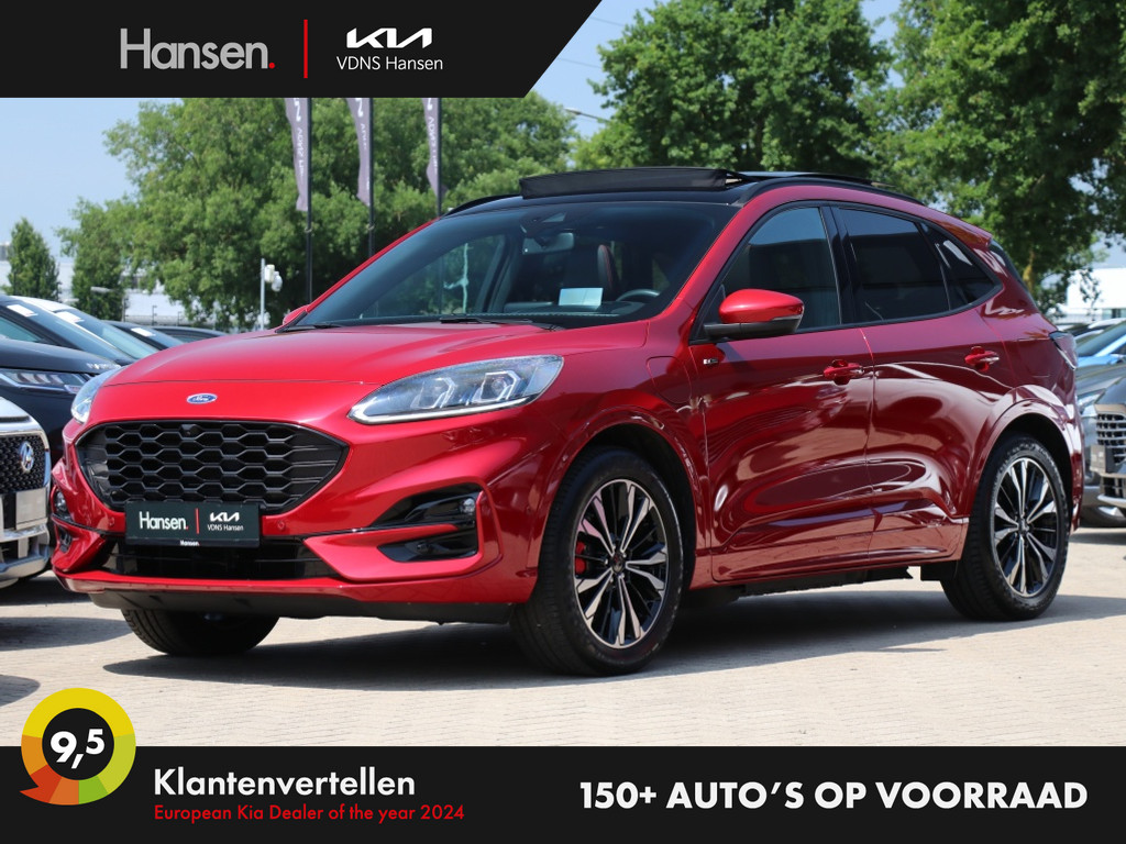 Occasion Ford Kuga rood SUV Automaat Hybride Benzine Hansen Venray 
