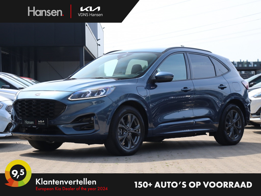 Occasion Ford Kuga blauw SUV Automaat Hybride Benzine Hansen Venray 