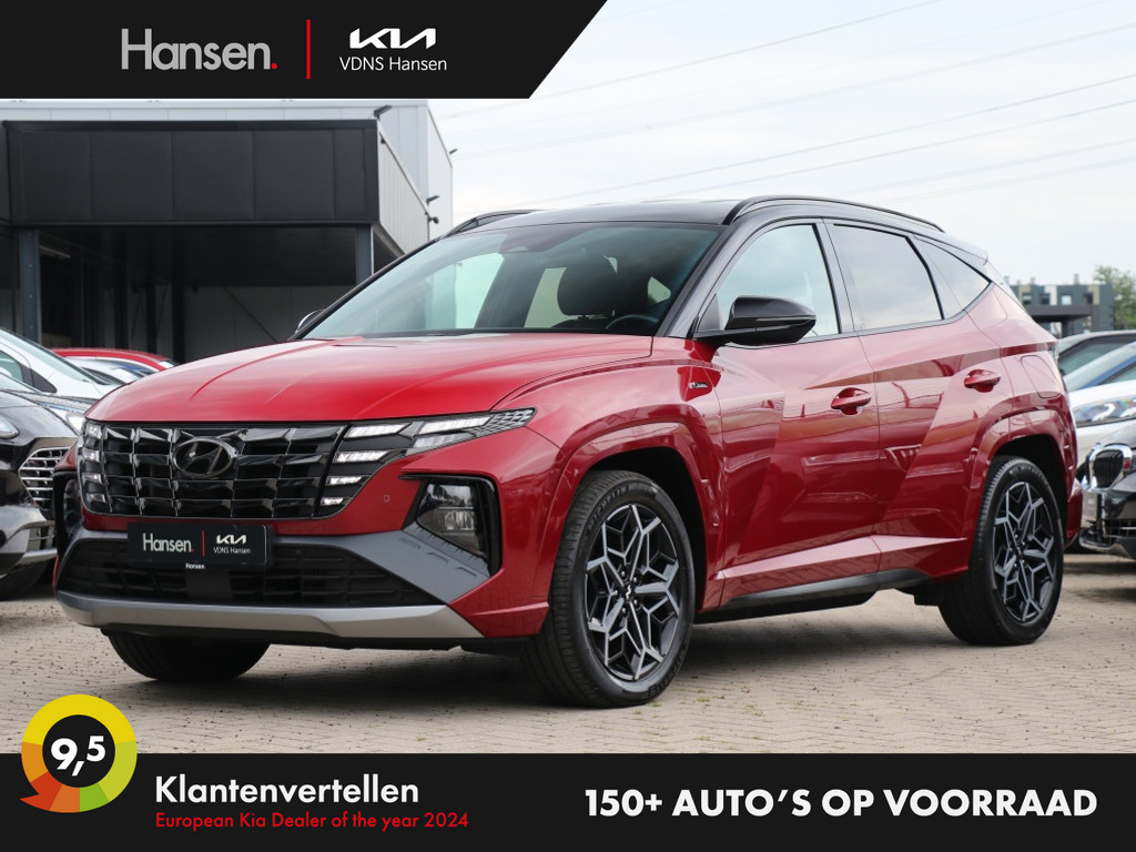 Occasion Hyundai Tucson rood SUV Automaat Hybride Benzine Hansen Venray 
