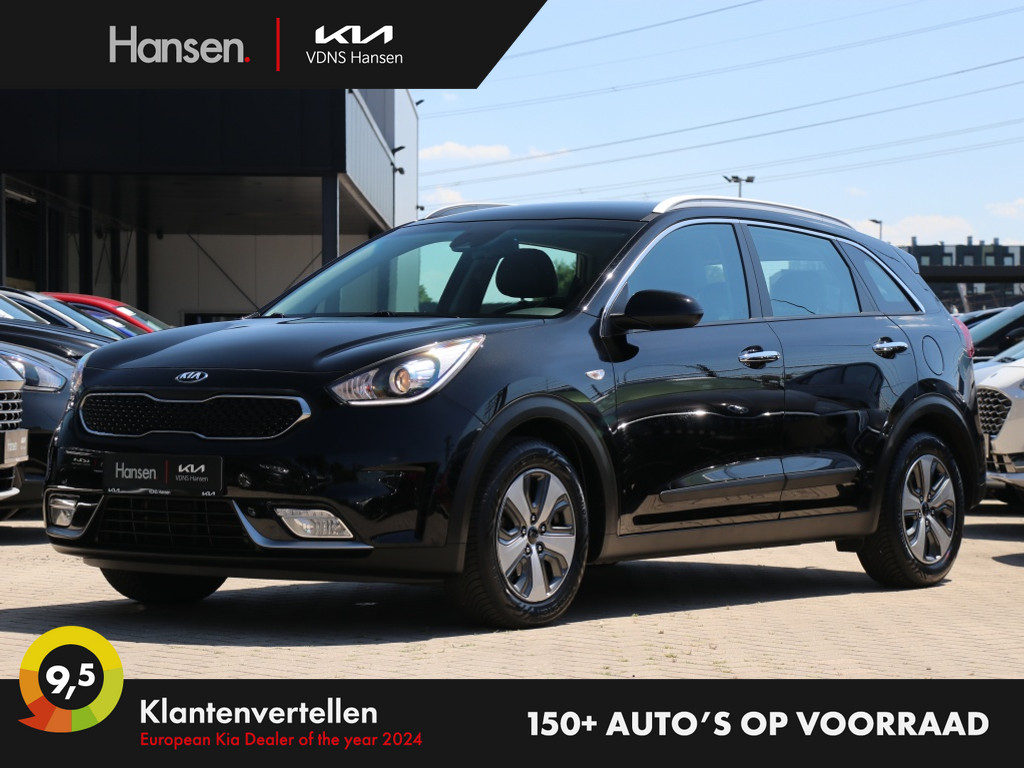 Occasion Kia Niro zwart SUV Automaat Hybride Benzine Hansen Venray 