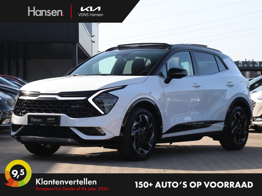 Occasion Kia Sportage wit SUV Automaat Hybride Benzine Hansen Venray 