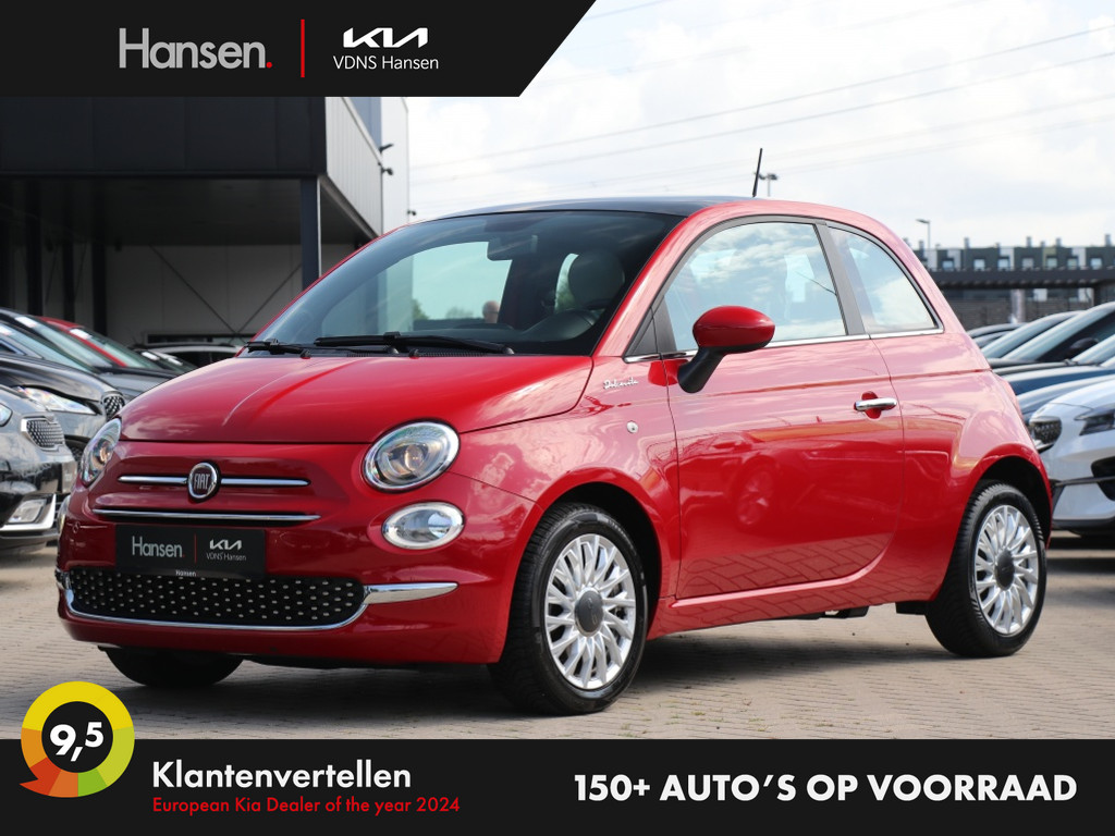 Occasion Fiat 500 rood Hatchback Handgeschakeld Benzine Hansen Venray 