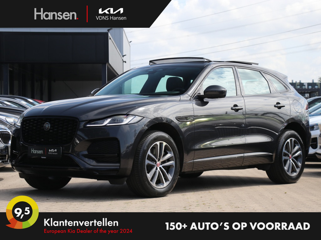 Occasion Jaguar F-Pace grijs SUV Automaat Hybride Benzine Hansen Venray 