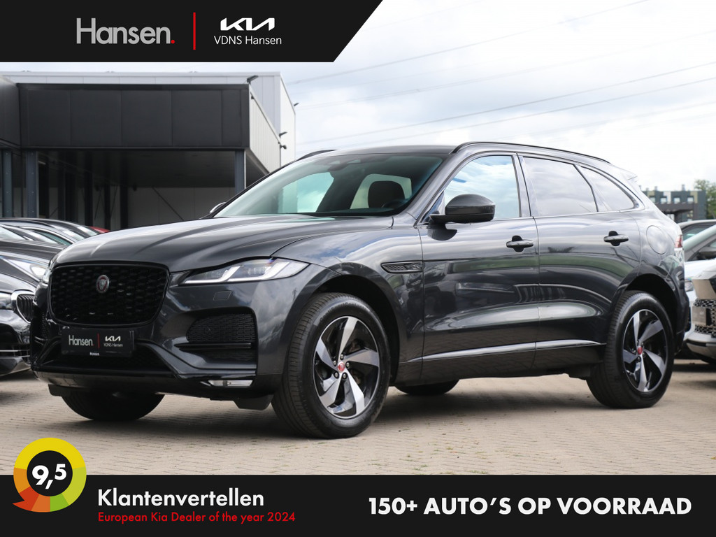 Occasion Jaguar F-Pace grijs SUV Automaat Hybride Benzine Hansen Venray 