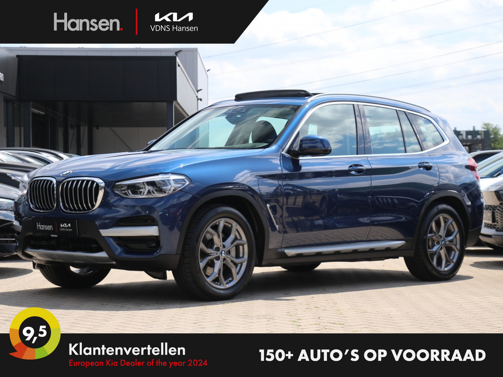 Occasion BMW X3 blauw SUV Automaat Hybride Benzine Hansen Venray 