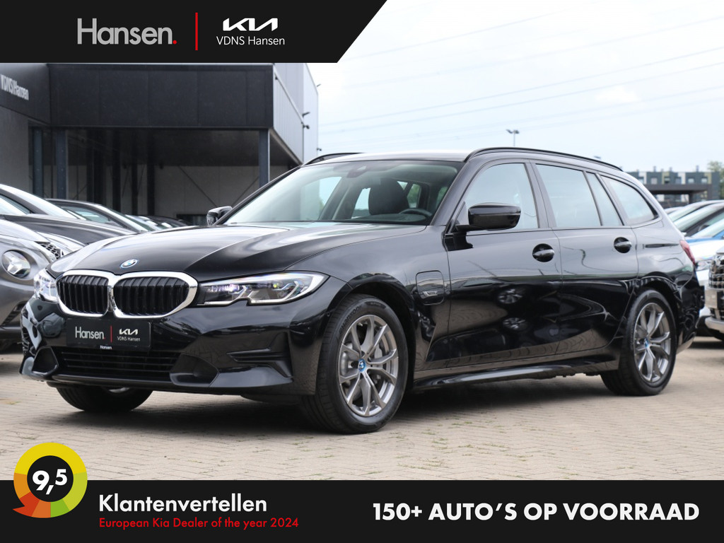 Occasion BMW 3 Serie zwart Stationwagon Automaat Hybride Benzine Hansen Venray 