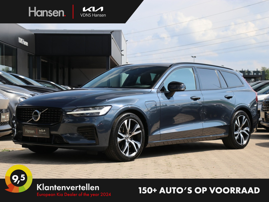 Occasion Volvo V60 blauw Stationwagon Automaat Hybride Benzine Hansen Venray 