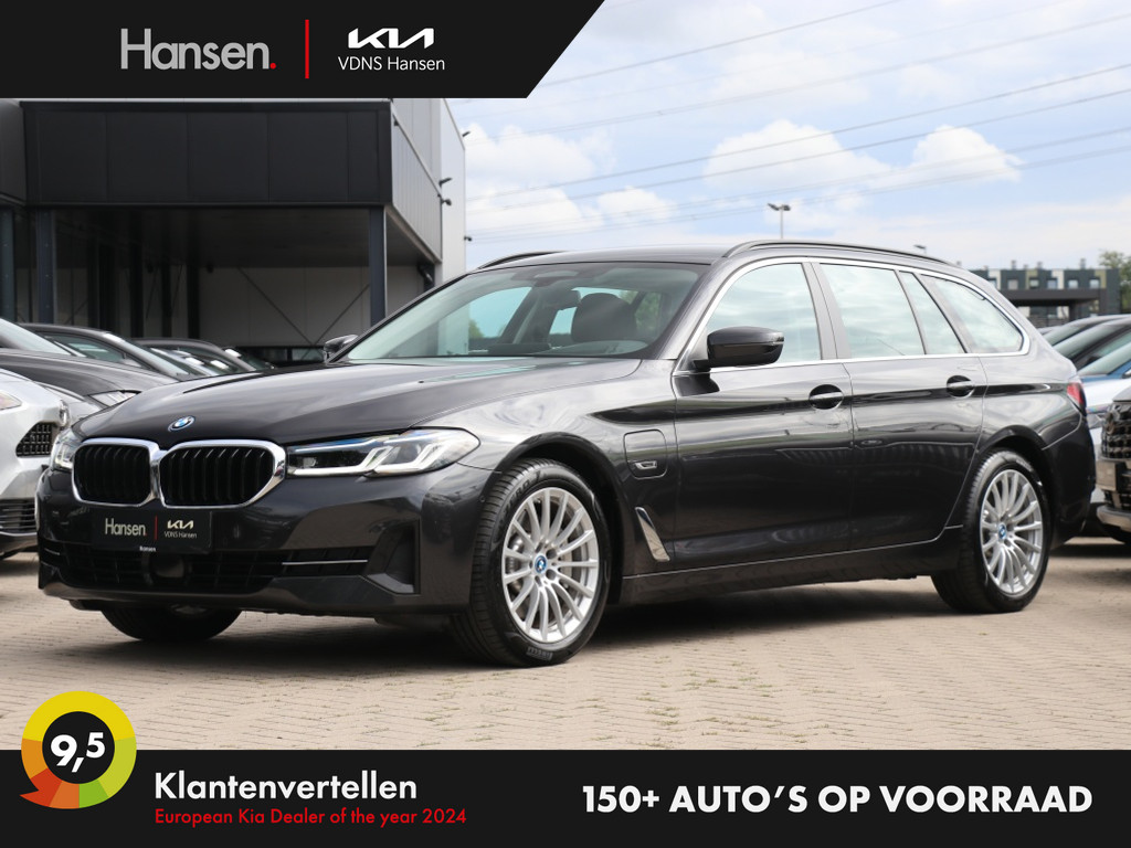 Occasion BMW 5 Serie grijs Stationwagon Automaat Hybride Benzine Hansen Venray 