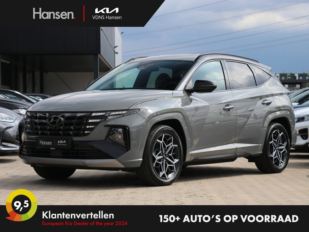 Occasion Hyundai Tucson grijs SUV Automaat Hybride Benzine Hansen Venray 