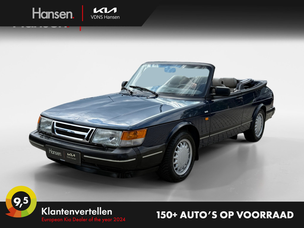 Occasion Saab 900 blauw Cabriolet Handgeschakeld Benzine Hansen Venray 