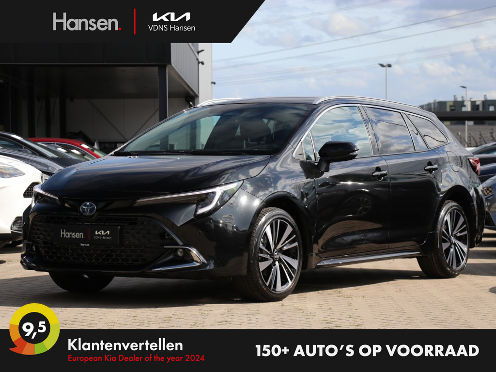 Occasion Toyota Corolla Touring Sports zwart Stationwagon Automaat Hybride Benzine Hansen Venray 