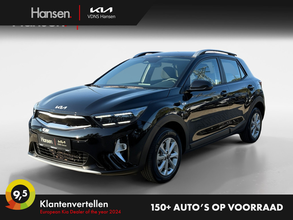Occasion Kia Stonic zwart SUV Handgeschakeld Benzine Hansen Venray 