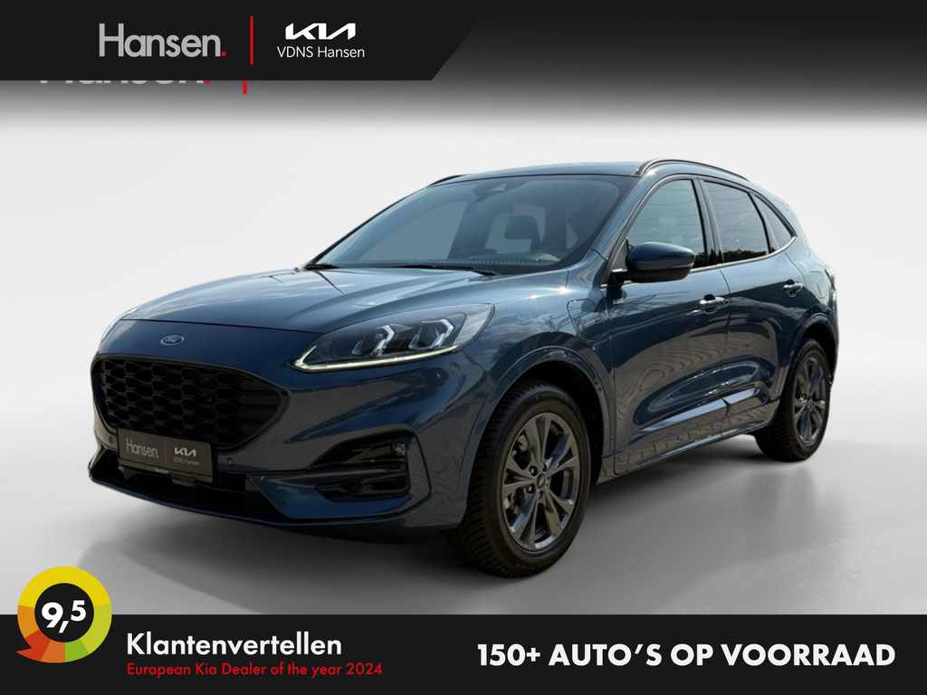 Occasion Ford Kuga blauw SUV Automaat Hybride Benzine Hansen Venray 