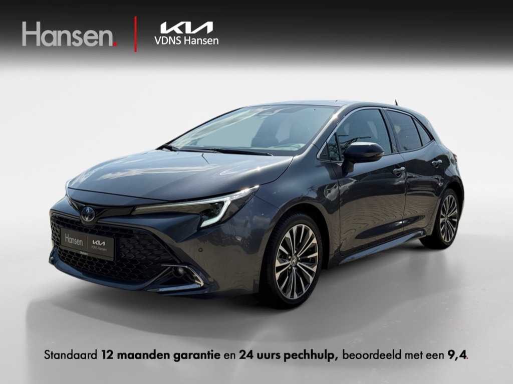 Occasion Toyota Corolla grijs Hatchback Automaat Hybride Benzine Hansen Venray 