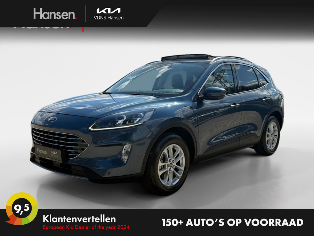 Occasion Ford Kuga blauw SUV Automaat Hybride Benzine Hansen Venray 