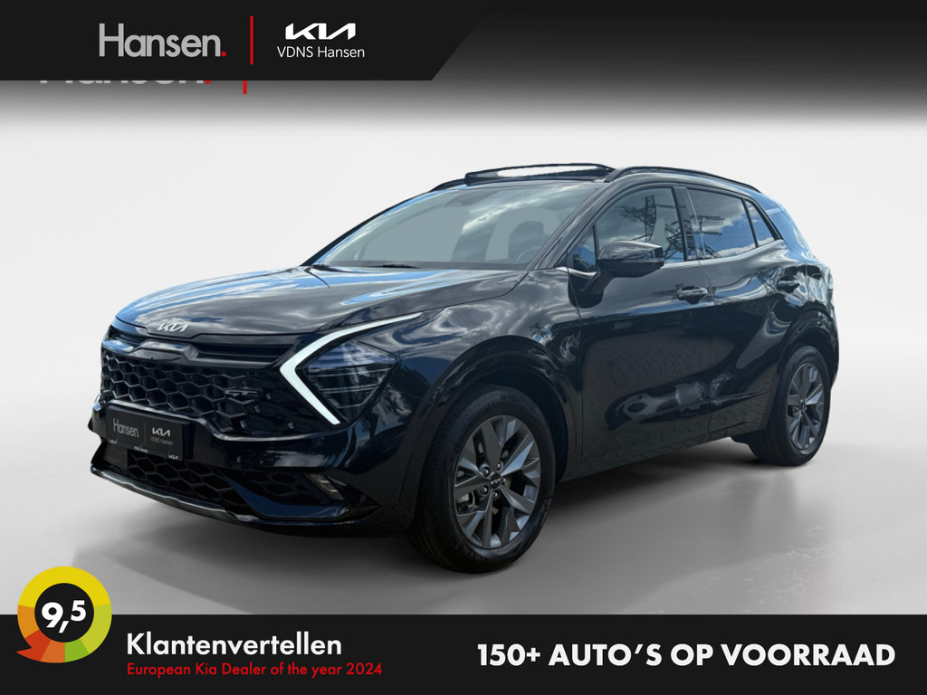 Occasion Kia Sportage zwart SUV Automaat Hybride Benzine Hansen Venray 