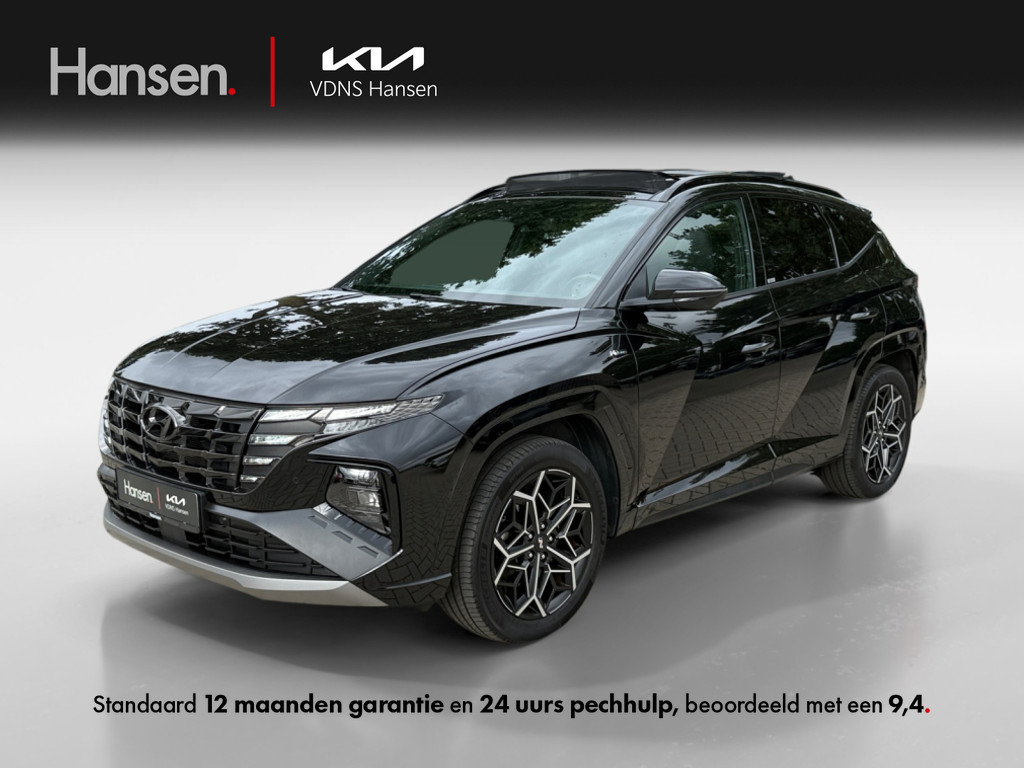 Occasion Hyundai Tucson zwart SUV Automaat Hybride Benzine Hansen Venray 