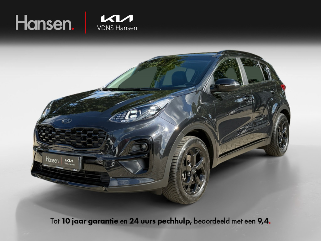 Occasion Kia Sportage zwart SUV Automaat Benzine Hansen Venray 