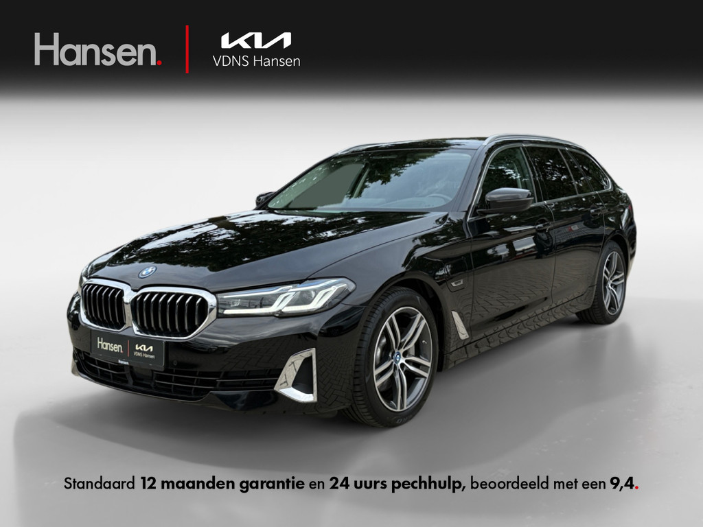 Occasion BMW 5 Serie zwart Stationwagon Automaat Hybride Benzine Hansen Venray 