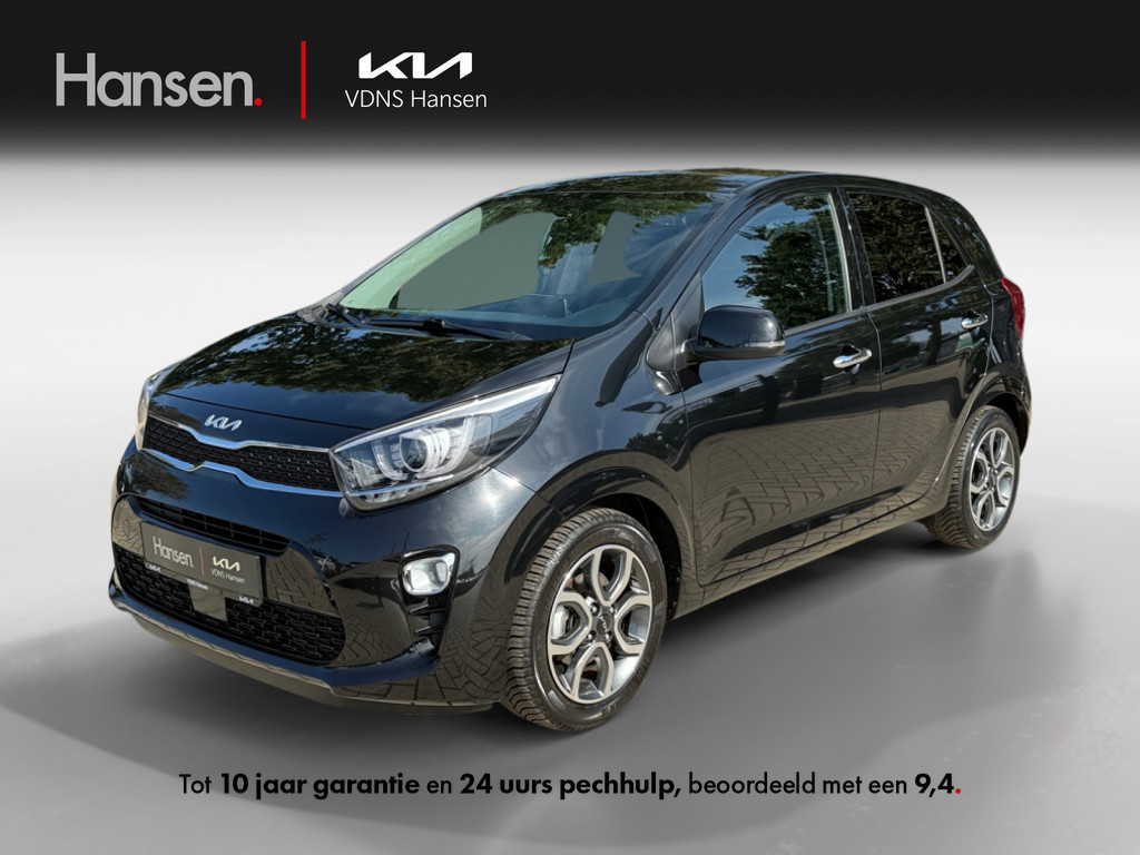 Occasion Kia Picanto zwart Hatchback Handgeschakeld Benzine Hansen Venray 