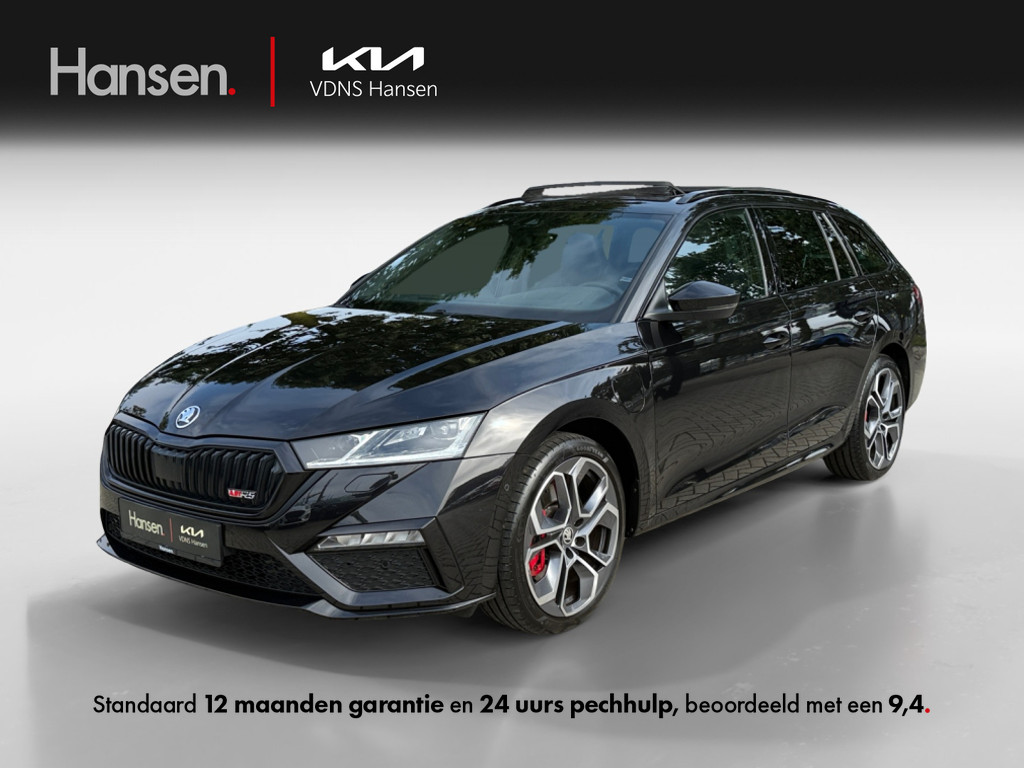 Occasion Škoda Octavia zwart Stationwagon Automaat Hybride Benzine Hansen Venray 