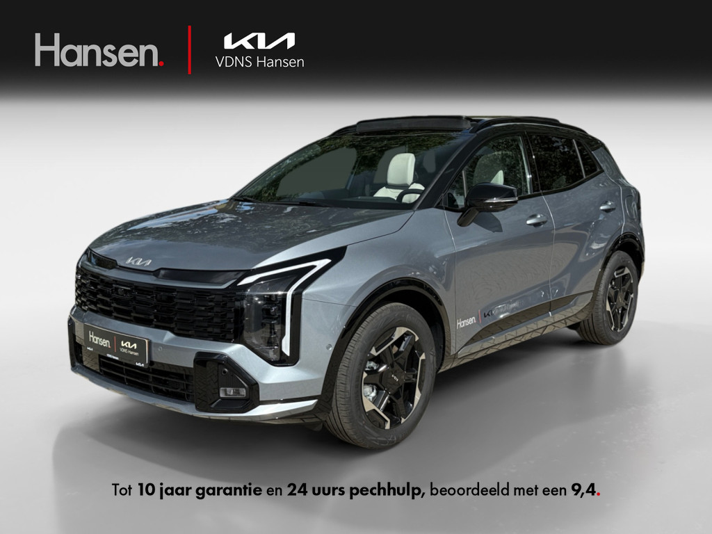Occasion Kia Sportage grijs SUV Automaat Hybride Benzine Hansen Venray 
