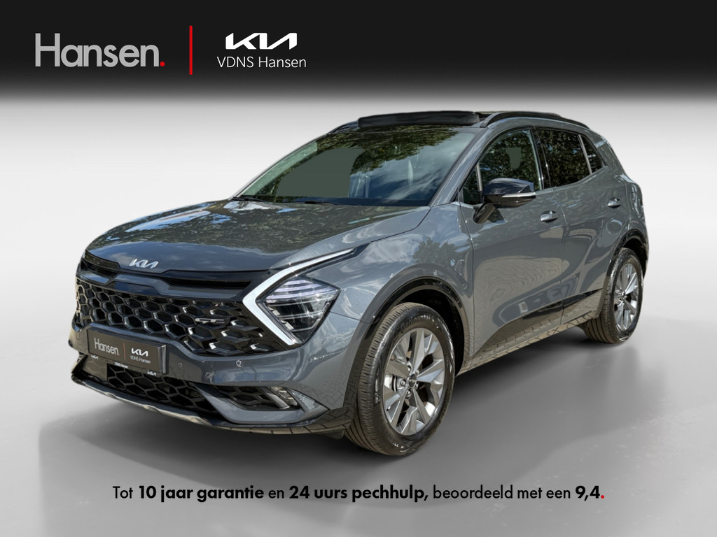 Occasion Kia Sportage grijs SUV Automaat Hybride Benzine Hansen Venray 