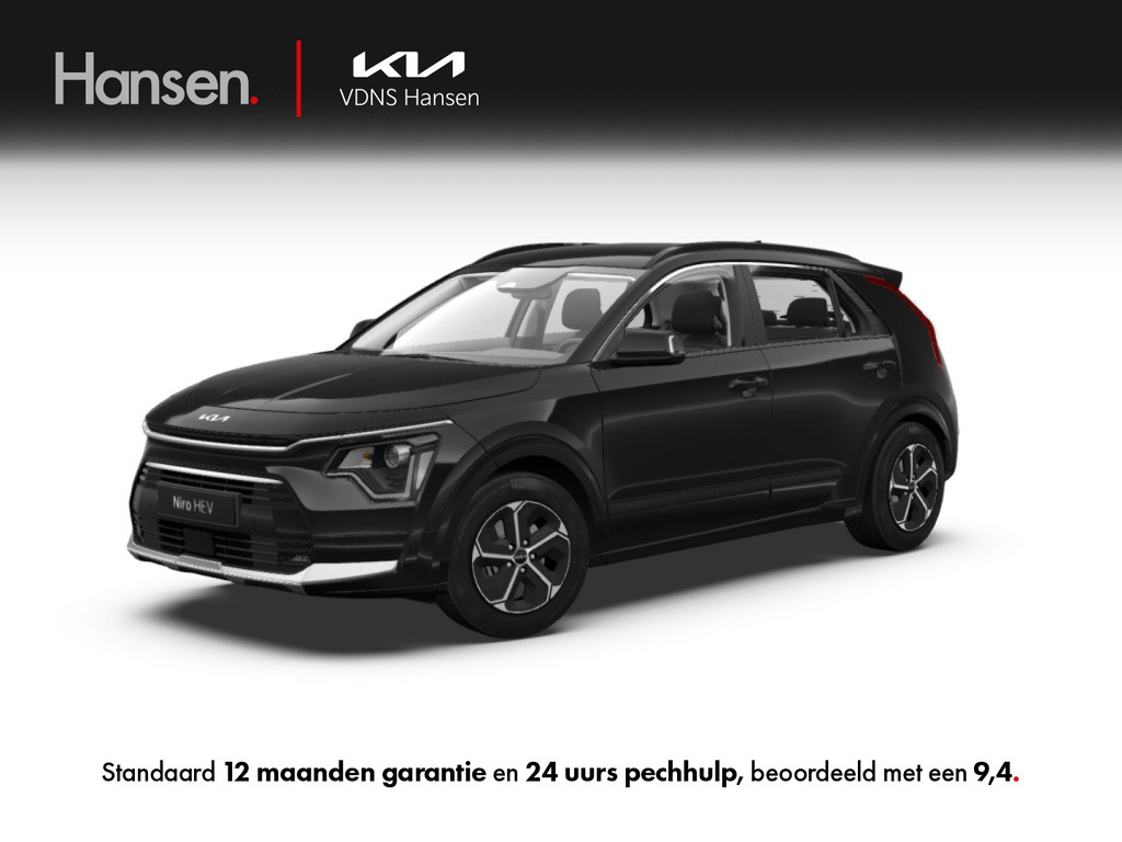 Occasion Kia Niro zwart SUV Automaat Hybride Benzine Hansen Venray 
