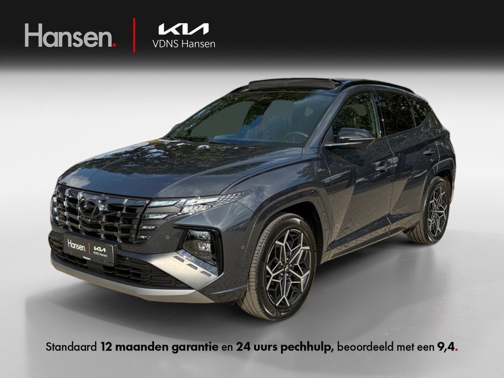 Occasion Hyundai Tucson grijs SUV Automaat Hybride Benzine Hansen Venray 