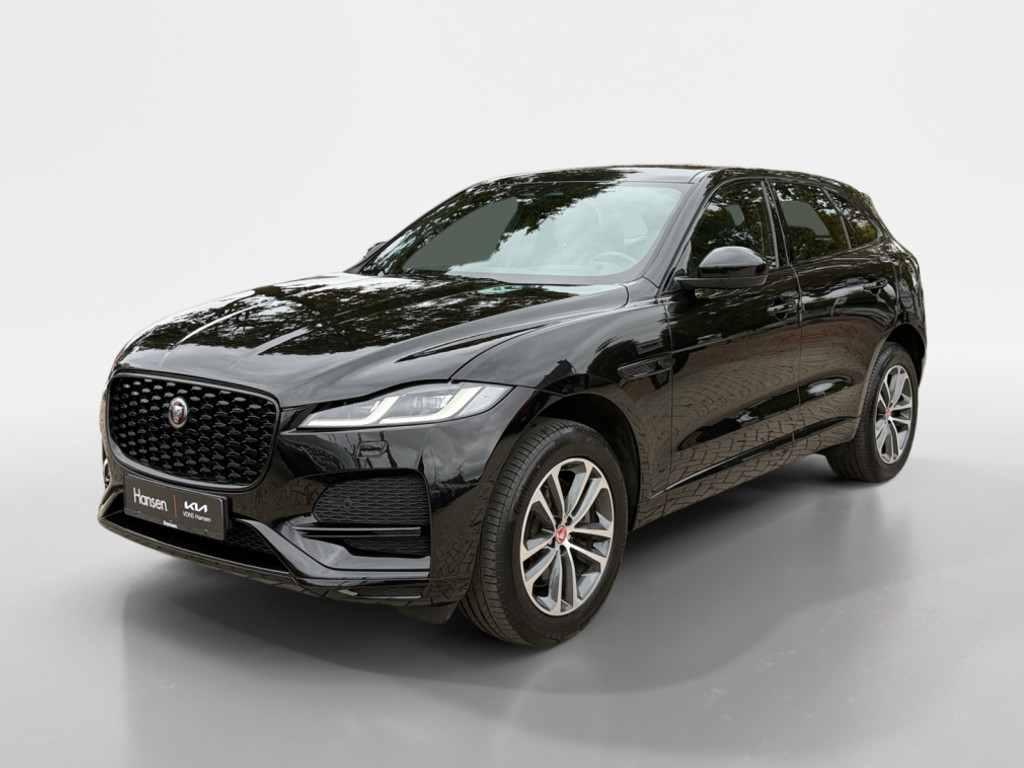 Occasion Jaguar F-Pace zwart SUV Automaat Hybride Benzine Hansen Venray 