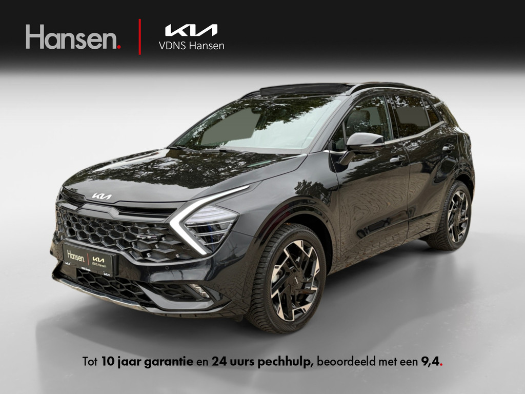 Occasion Kia Sportage zwart SUV Automaat Hybride Benzine Hansen Venray 