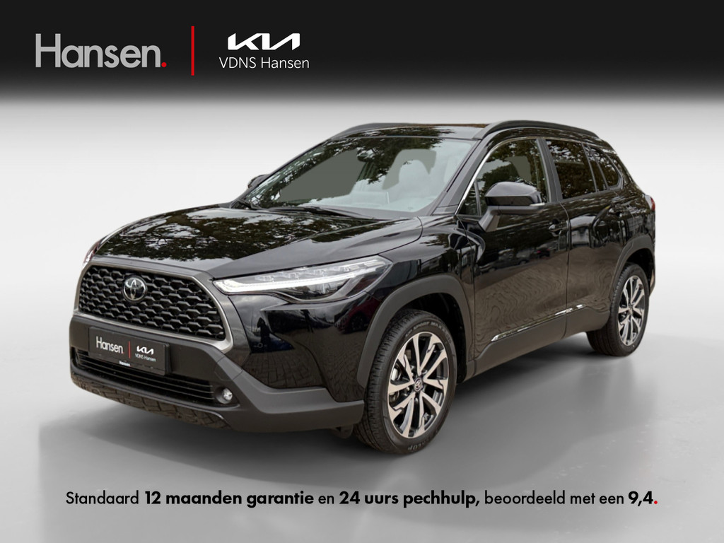 Occasion Toyota Corolla Cross zwart SUV Automaat Hybride Benzine Hansen Venray 