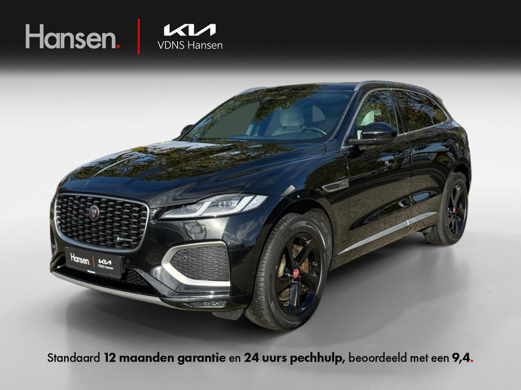 Occasion Jaguar F-Pace zwart SUV Automaat Hybride Benzine Hansen Venray 