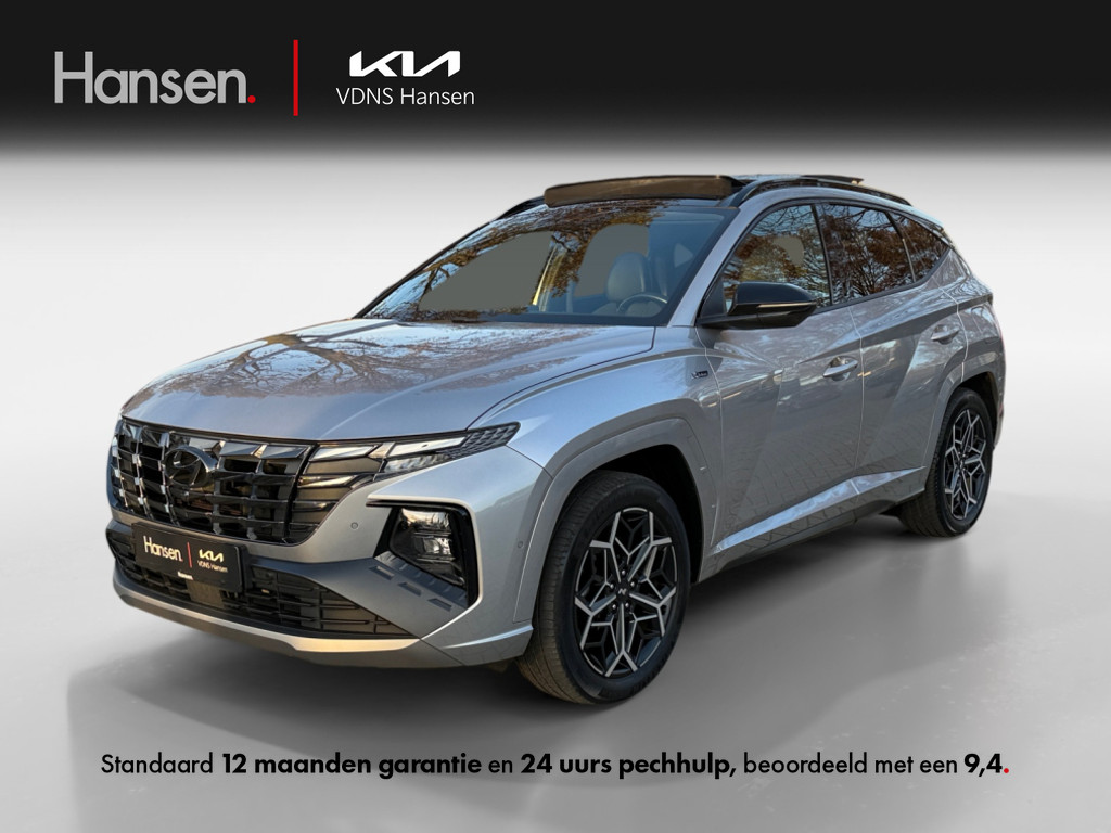 Occasion Hyundai Tucson grijs SUV Automaat Hybride Benzine Hansen Venray 